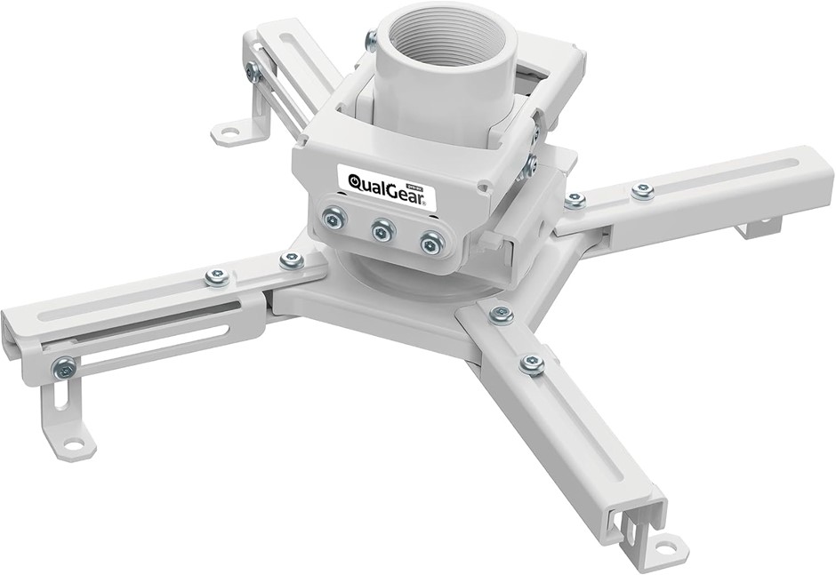QUALGEAR QG-PRO-PM-50-W Pro-AV Mount for 1.5" Npt Threaded Pipe Accessory