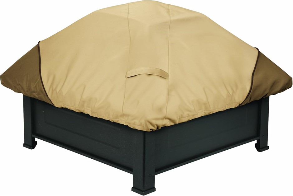 2 X CLASSIC ACCESSORIES Veranda Water-Resistant 40 Inch Square Fire Pit Cov