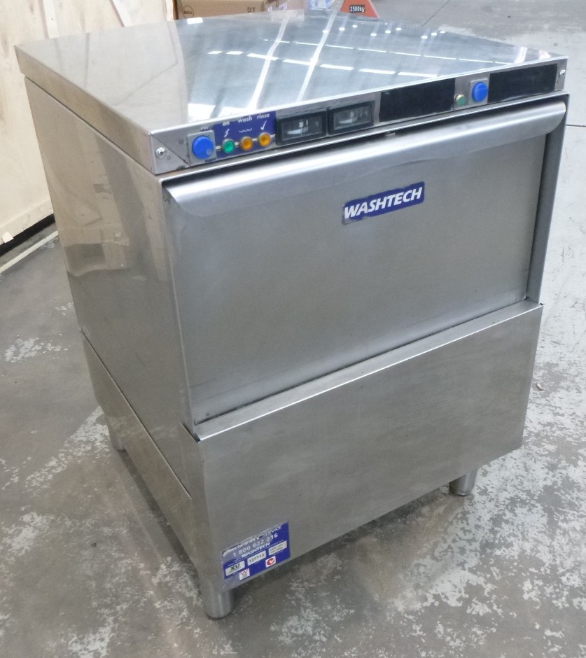 Washtech Model- W/XU0001 Stainless Steel Freestanding Under bench Glass