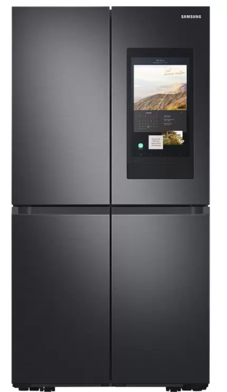 SAMSUNG Family Hub French Door 640L Fridge, Black, SRF7900BFH. NB: Minor de