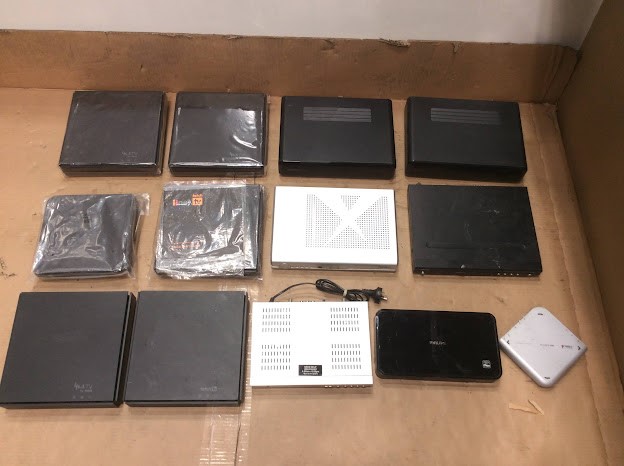 Fetch/FOXTEL/Philips Mixed Brand and Model TV Set-Top Boxes (Lot of 13)