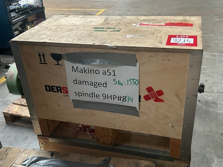 Makino A51 Damaged Spindle