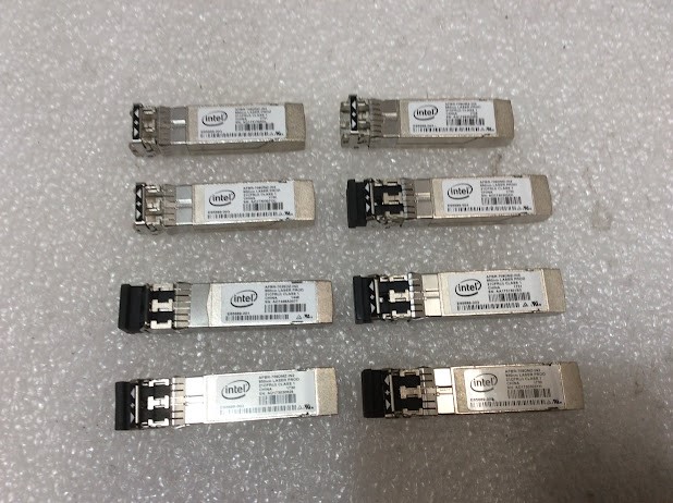 Intel AFBR-709DMZ-IN2&AFBR-703SDZ-IN2 SFP+ Transceiver Module (Lot of 8)