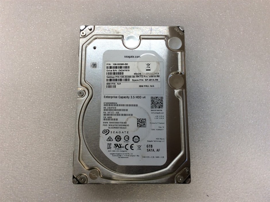 Seagate ST6000NM0024 6TB Enterprise Hard Drive