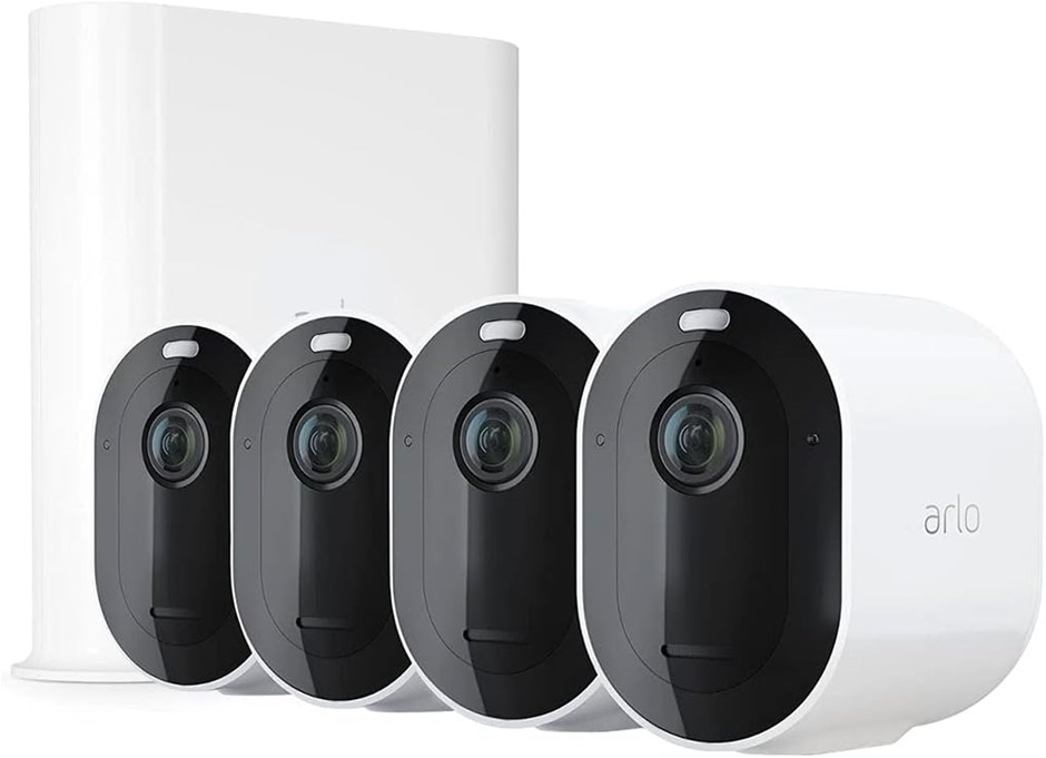 Arlo Pro 3 Camera System| 2K Video with HDR Security Camera, Wire-Free, Col