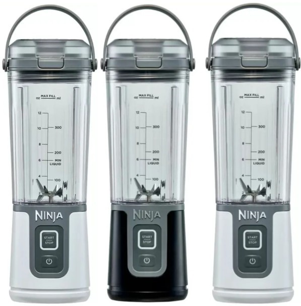 NINJA BLAST Portable Blender 3 Pack BC105CO. Black and White. NB: no box