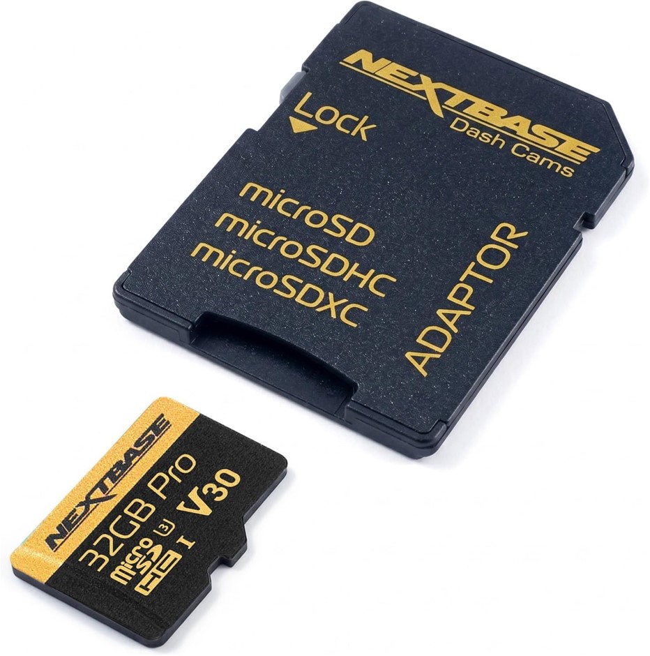 Nextbase 32GB U3 Industrial Grade microSD Card - High Endurance Dashcam | B