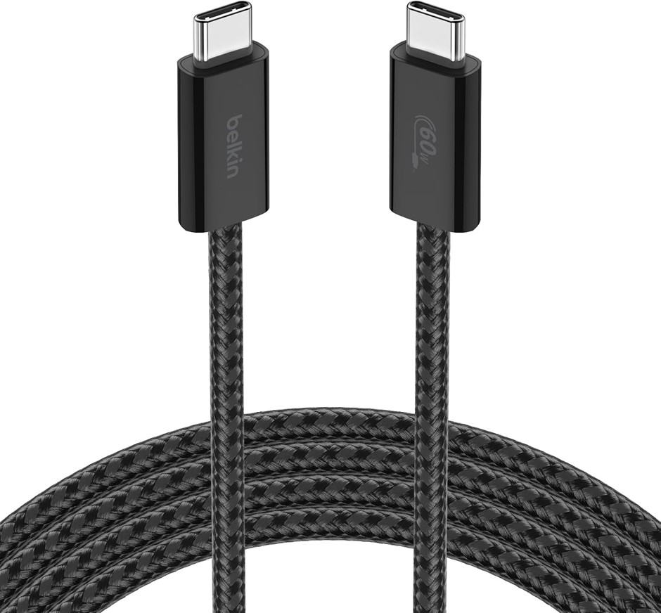 Belkin BoostCharge Braided USB A to USB C Cable 2m 15W USB 2.0 Black | Char