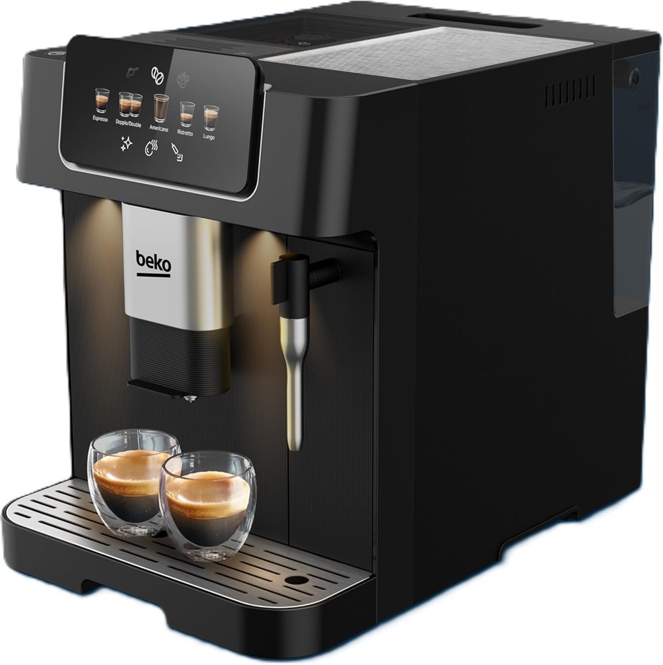 BEKO CaffeExperto Bean to Cup Espresso Machine CEG7302B, Black, Colour Touc