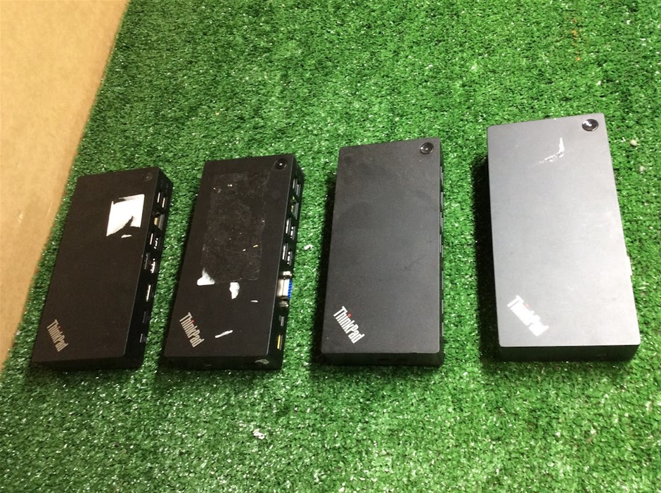 Lenovo Mix Model ThinkPad USB-C Dock (Lot of 4)