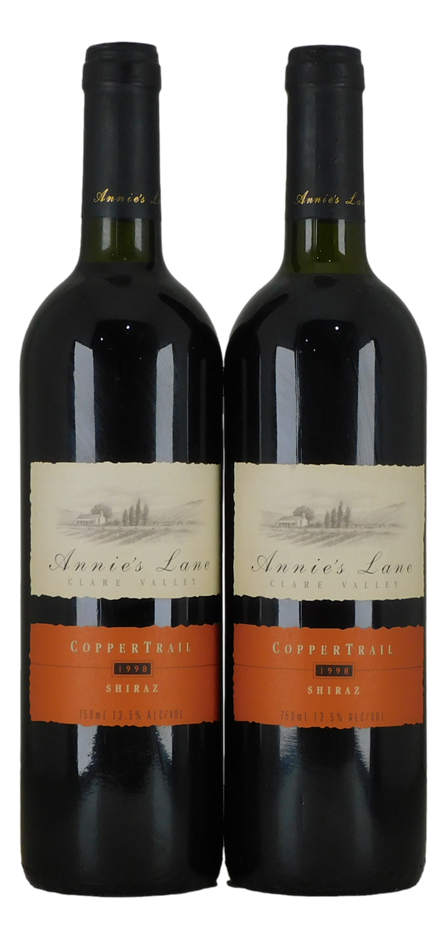 Annie`s Lane Copper Trail Shiraz 1998 (2x 750mL), Clare Valley.