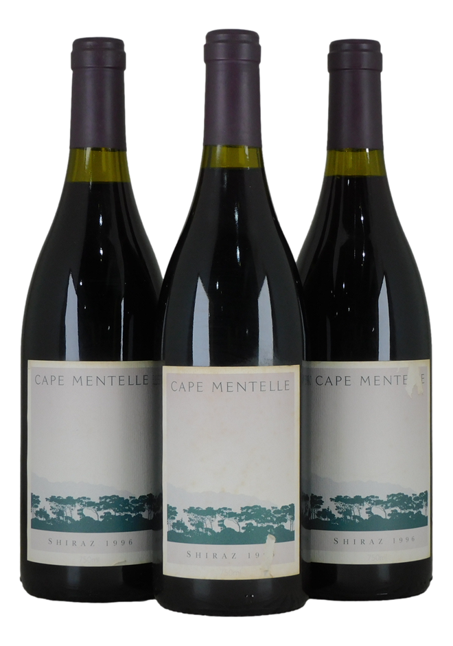 Cape Mentelle Shiraz 1996 (3x 750mL), Margaret River.