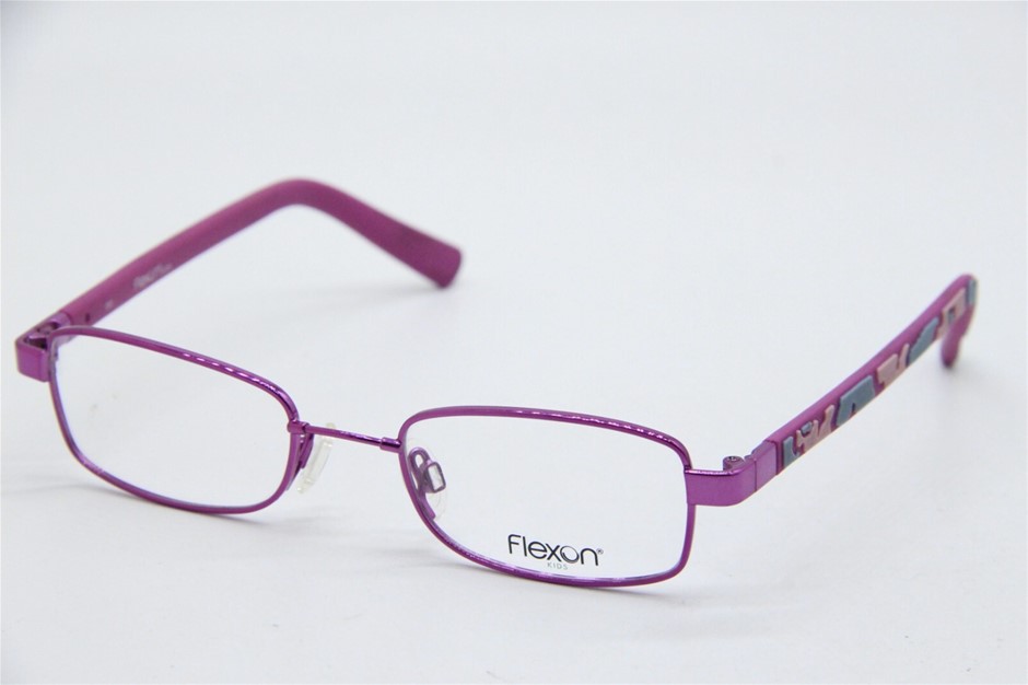 FLEXON Kids' Jungle Eyeglasses Frames, 44-18-125, Purple (664). RRP: $59.97