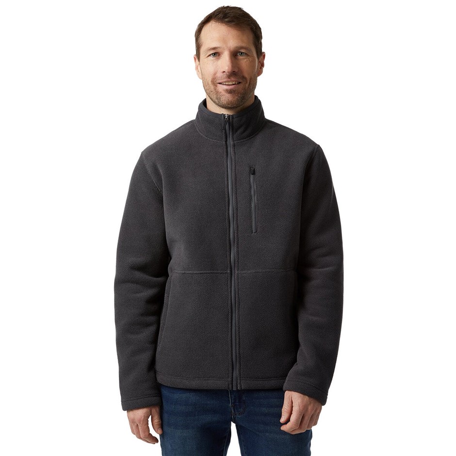 32DEGREES Men's Weekend Zip Sherpa Fleece, Size M, Grey. Buyers Note - Dis