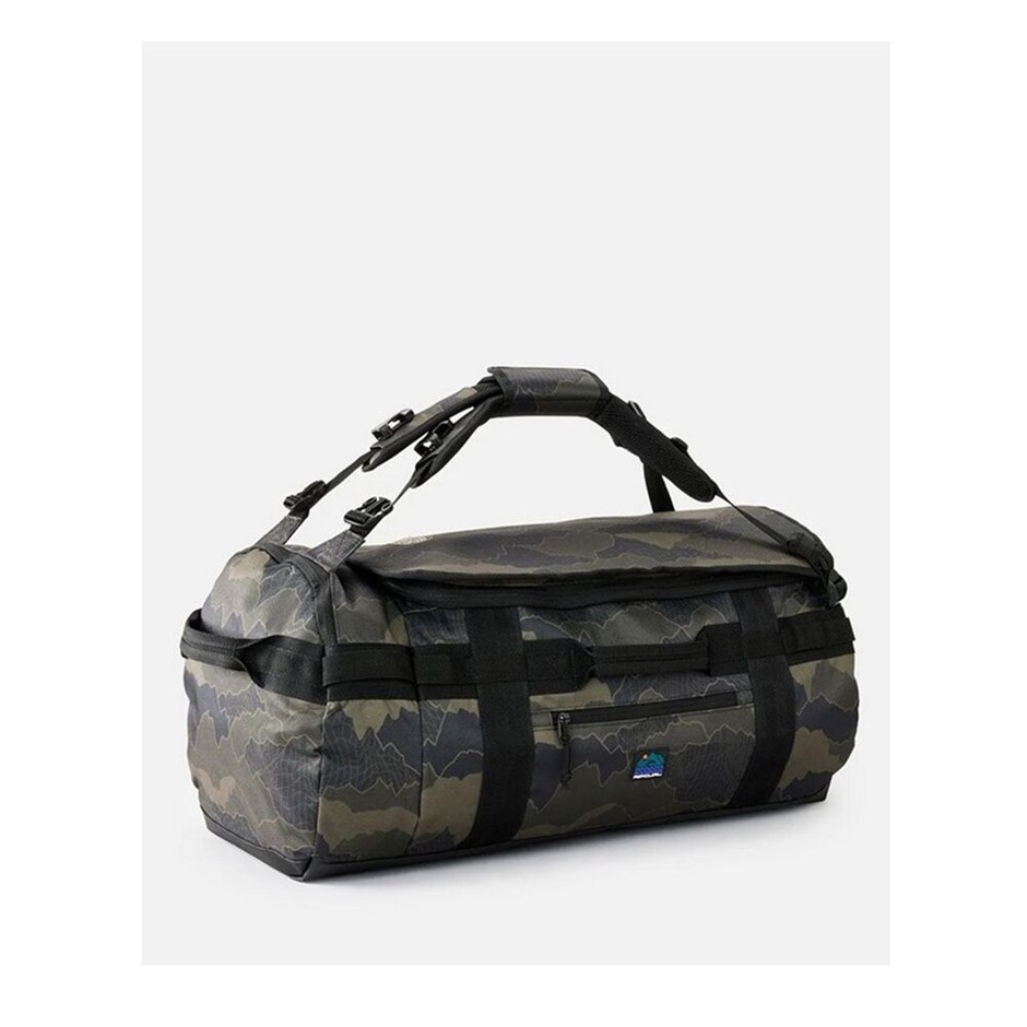 RIP CURL 45L Search Duffle Travel Bag, Black / Olive Buyers Note - Discoun