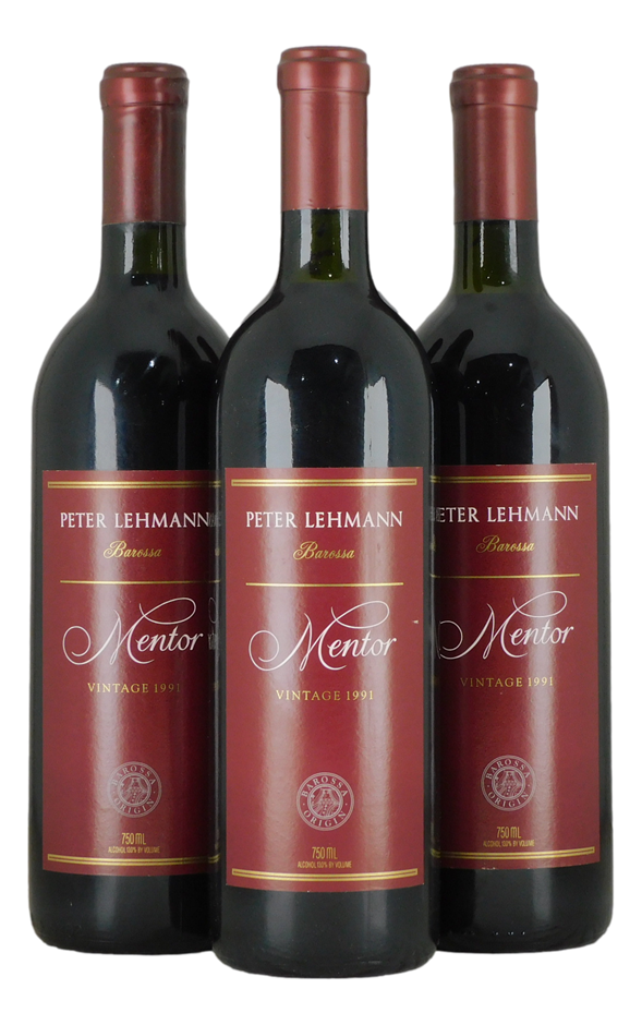 Peter Lehmann Mentor Blend 1991 (3x 750mL), Barossa.