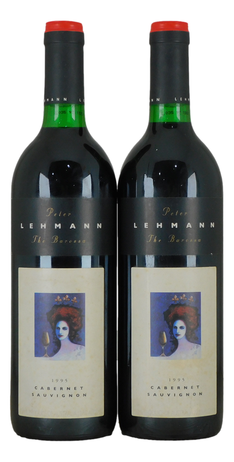 Peter Lehmann The Art Series Cabernet Sauvignon 1995 (2x 750mL), SA.