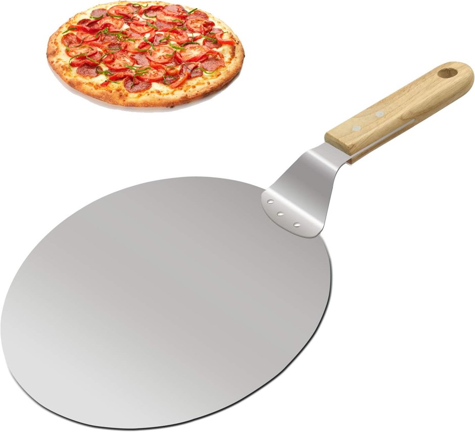 3 X UPTRUST 10 Inch Stainless Steel Pizza Peel Metal Round Pizza Spatula