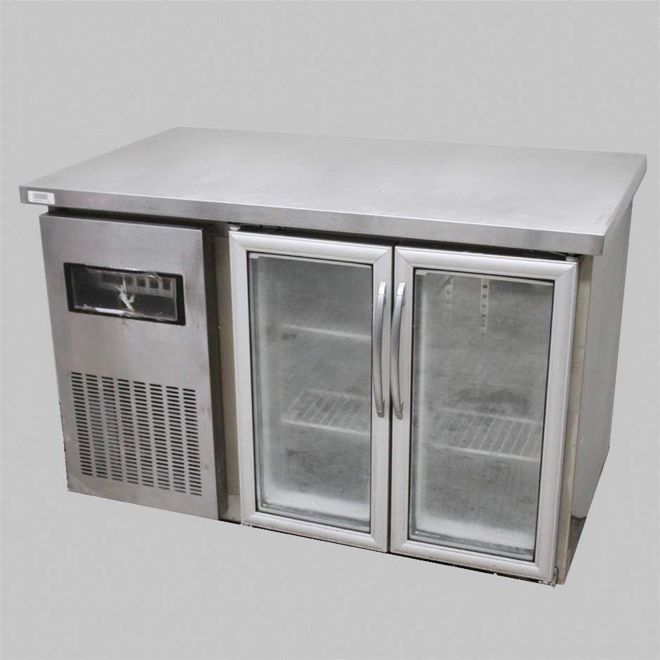 Streamline 2 Glass Door Under Bench Fridge