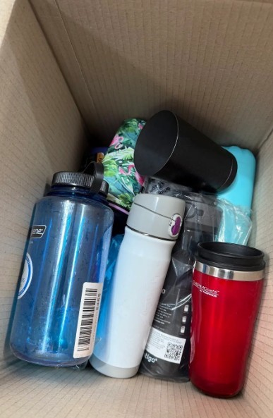 Assorted 10x bottles/cups/thermal. NB: Does not come in original packaging