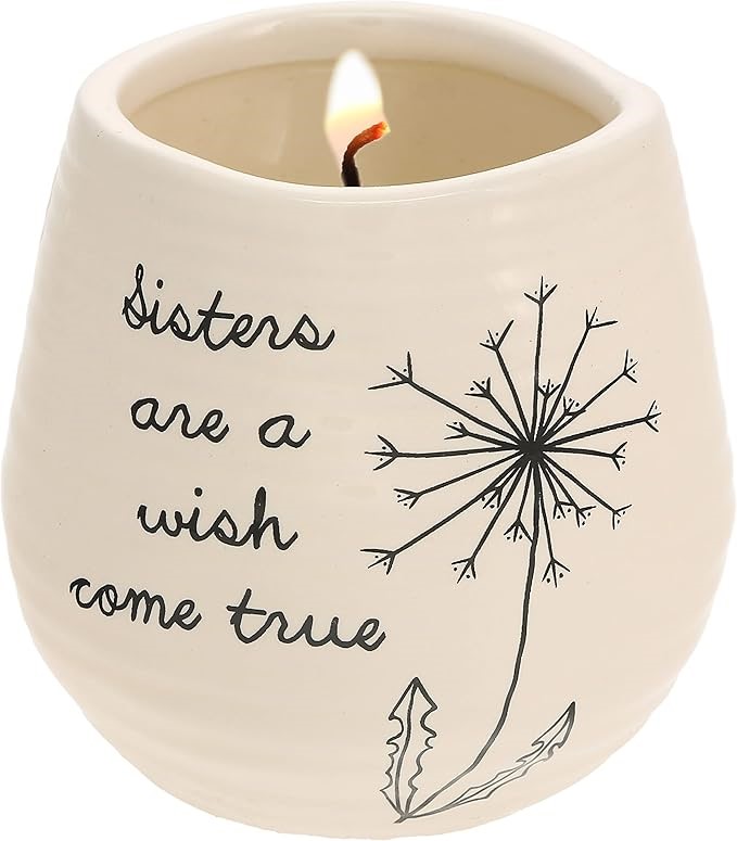 4 X DANDELION WISHES by Pavilion - Sisters are A Wish Come True Yellow Cera