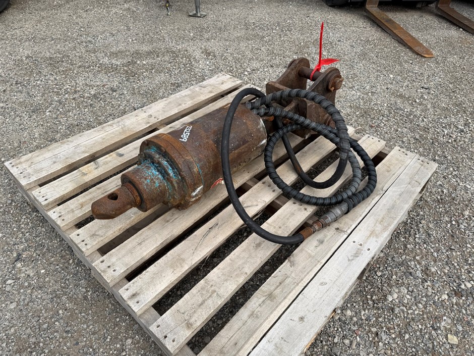 Excavator Post Hole Attachment