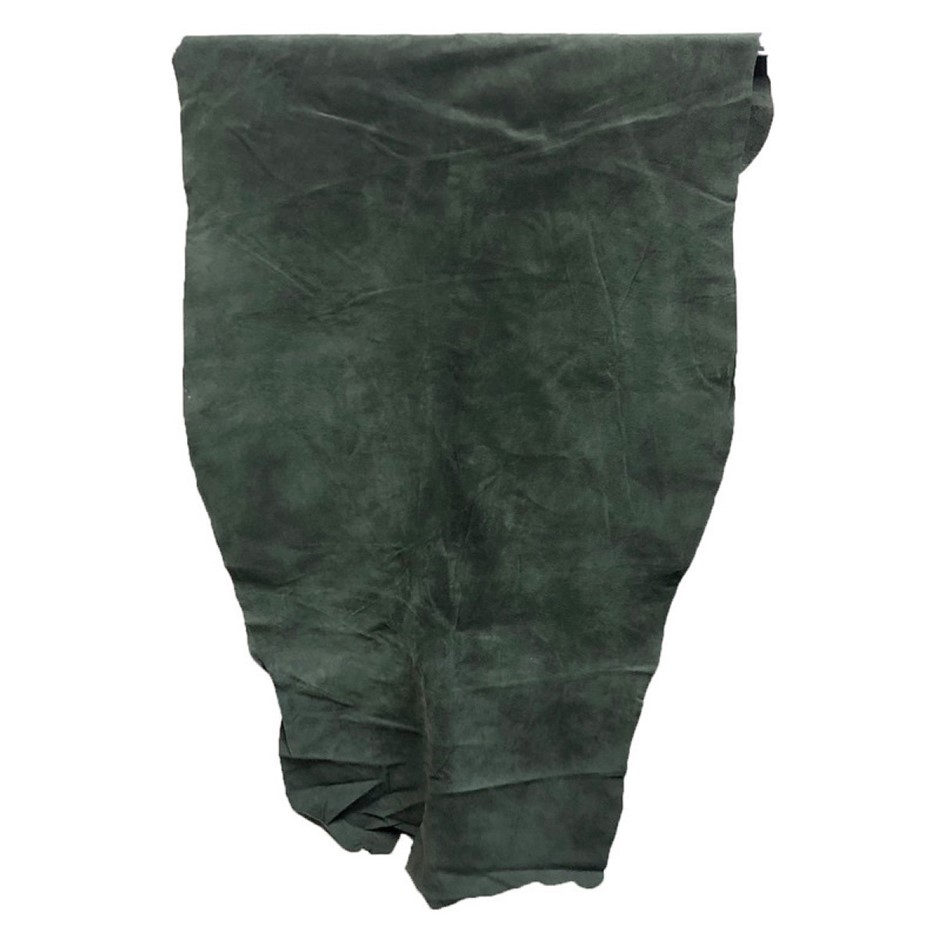 8sqft Top Grade Green Colour Split Suede Pig Hide