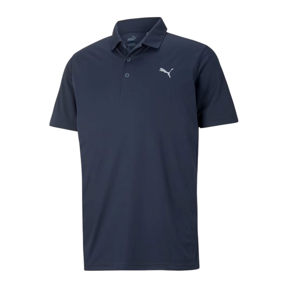 PUMA Men's Golf Polo, Size S, Dark Blue (04), 238067.