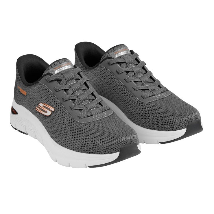 SKECHERS Men's Arch Comfy 2.0 Shoes, Size US10, Grey (CCOR), 66752CS. NB: h