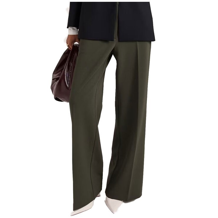 SABA Women's Knit Twill Pant, Size 8, Green, AG25609.