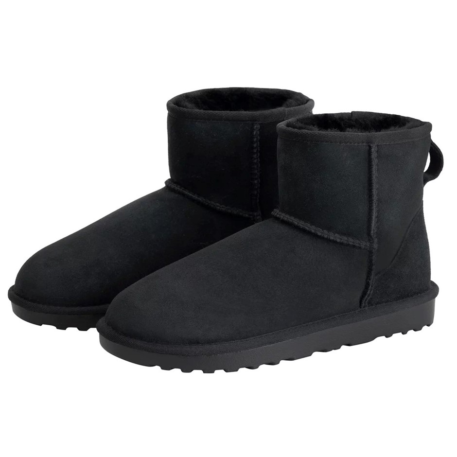 KSIGNATURE Women's Shearling Boots, Size US9 / EU40, Black.