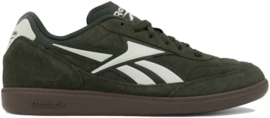 REEBOK Unisex Finale Tennis Shoes, Size US m12/w13.5 (EU45.5), Green/Chalk/