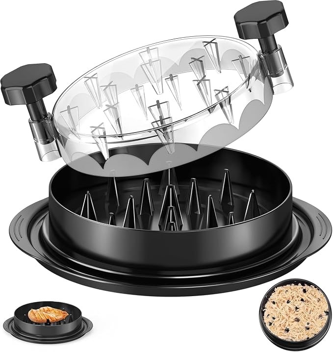 2 x Chicken Shredder Pro | 10.8" Visible Chicken Shredder Tool Twist | Dish