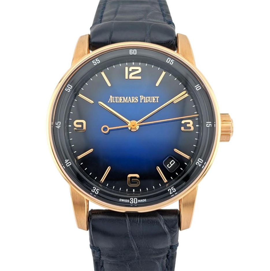 AUDEMARS PIGUET CODE 11.59 AUTO 41MM ROSEGOLD 15210OR.OO.A028CR.01 BLUE BXP