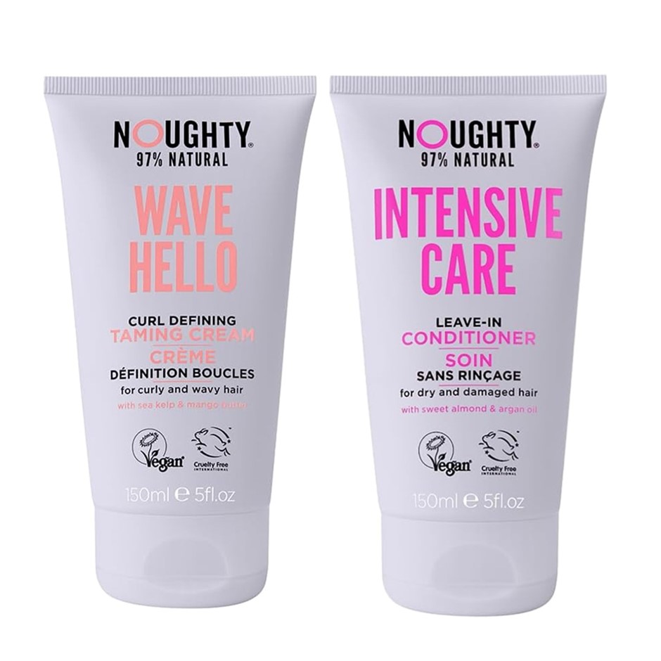 NOUGHTY 97% Natural Wave Hello Curl Taming Cream & Leave In Conditioner Set