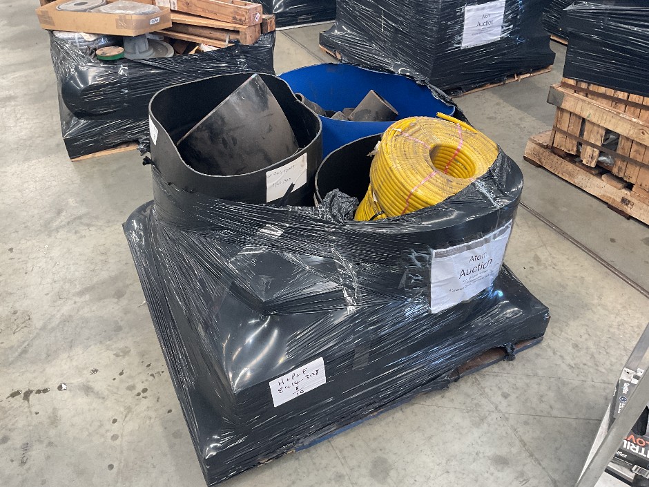 Cut-Drum Pipe Fittings and Flexible Tubing Hose Pallet Of