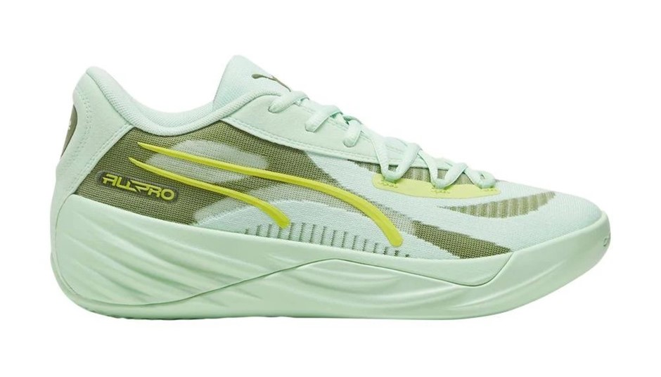 PUMA Men's All-Pro Nitro Sneaker, US10/EU43, Fresh Mint/Olive Green, 379079