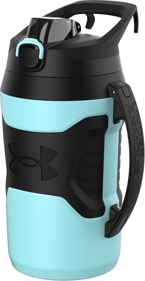UNDER ARMOUR Sports Water Jug, 64oz Insulated Water Bottle w/Handle, Half G