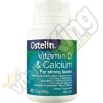 Vitamin D & Calcium 60 Tablets by Osteli