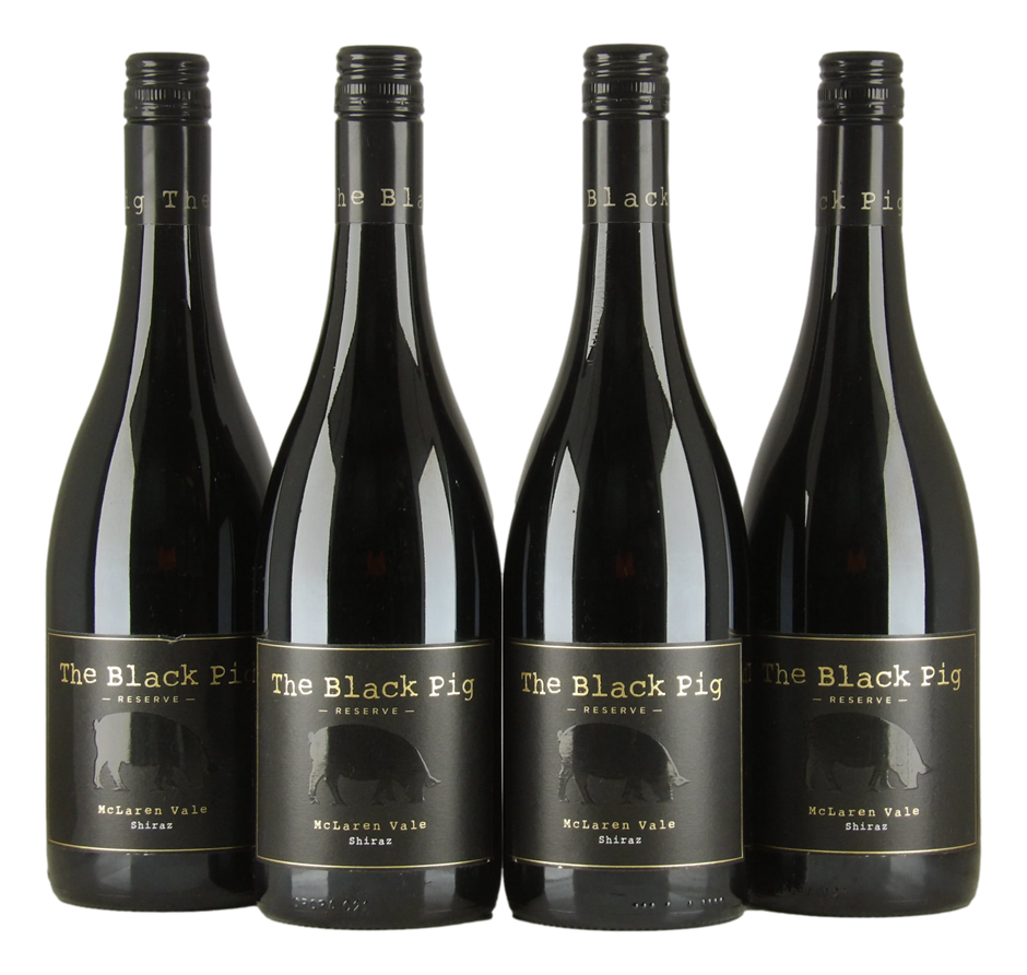 The Black Pig Reserve McLaren Vale Shiraz 2023 (4x 750mL).