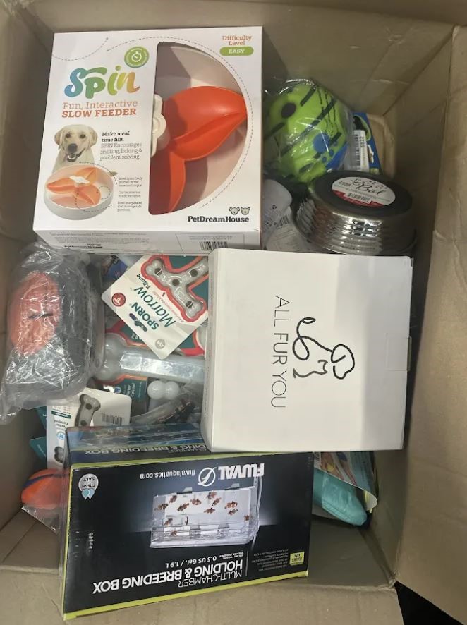 Full box assorted pet supply
