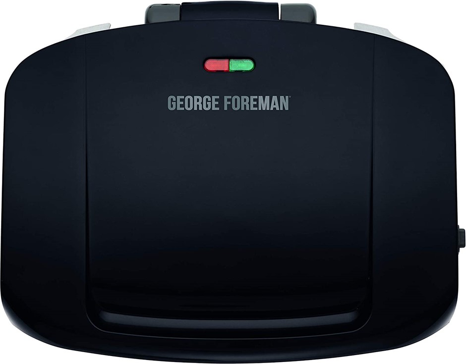 GEORGE FOREMAN Easy to Clean Grill, Colour: Black. NB: Minor use & slightly
