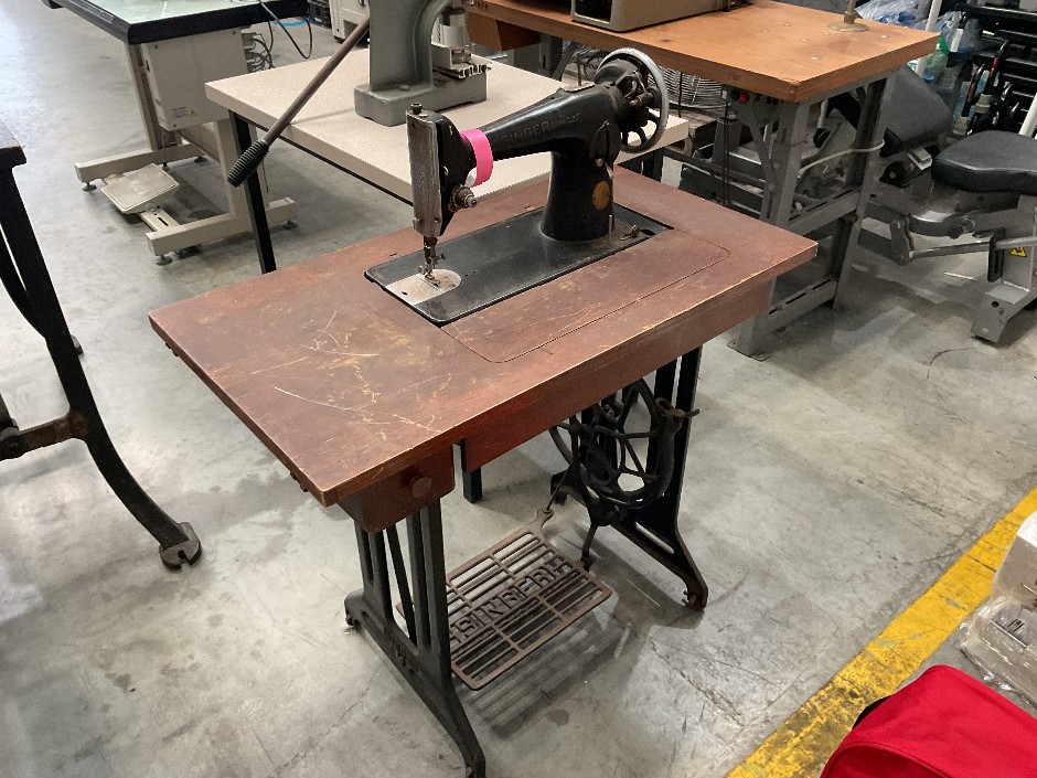 Antique Industrial Singer Sewing Machine