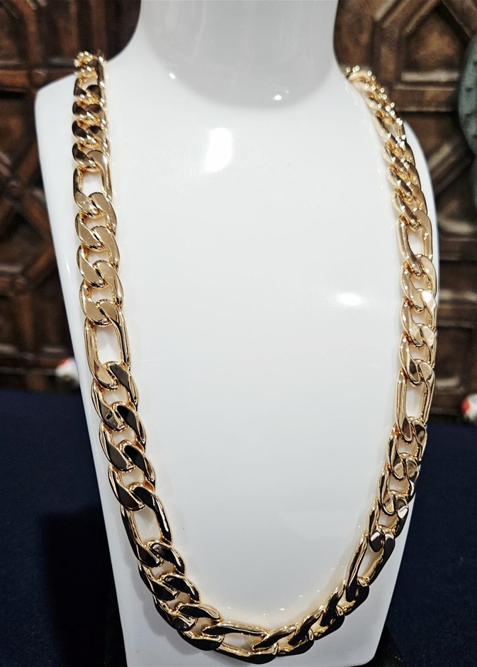 18K/Italy Stamped Rose Gold Filled Chain -60MM-10mm
