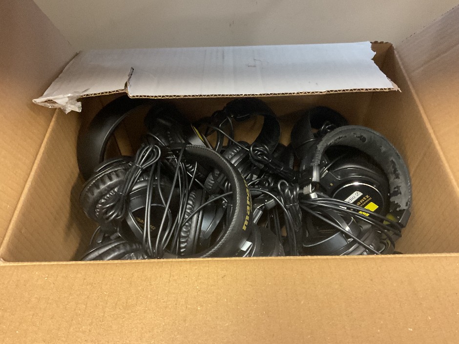 Assorted headphones