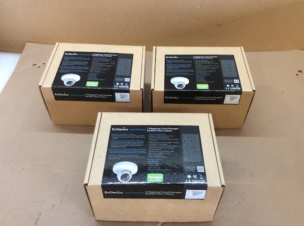 EnGenius EWS1025CAM 2MP Cloud Managed Wireless Mesh Camera - Lot Of 3
