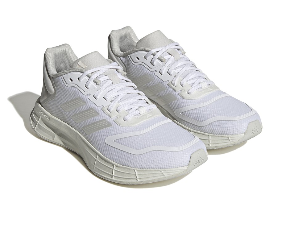 ADIDAS Women's Duramo 10 Shoes, Size US10, White/ZeroMetallic/GreyOne, HP23