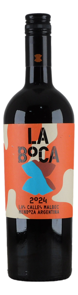 La Boca Las Calles Malbec 2024 (6x 750mL), Argentina.