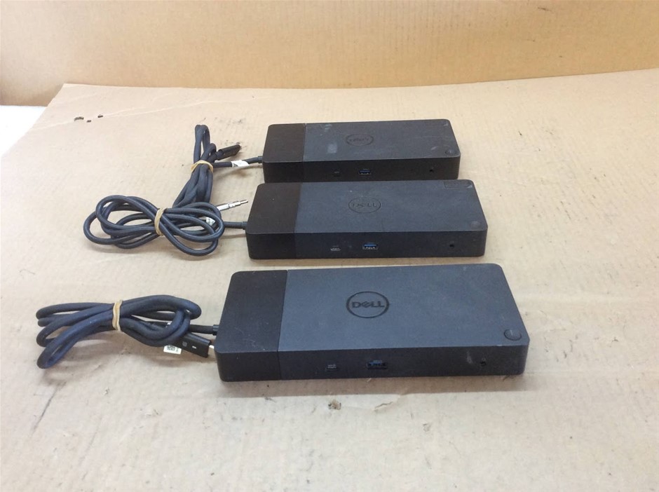 Dell WD19 K20A USB-C Docking Station (Lot of 3)
