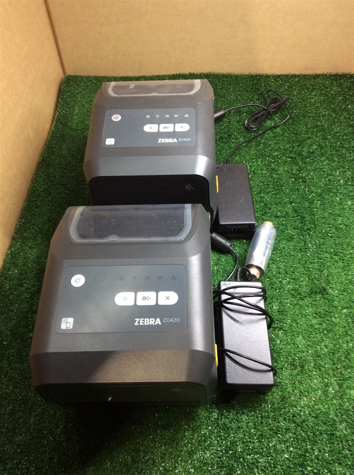 Zebra ZD420 Label Printer (Lot of 2)